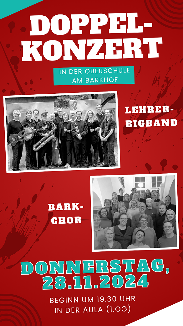 Flyer zur Veranstaltung: Doppelkonzert am Barkhof