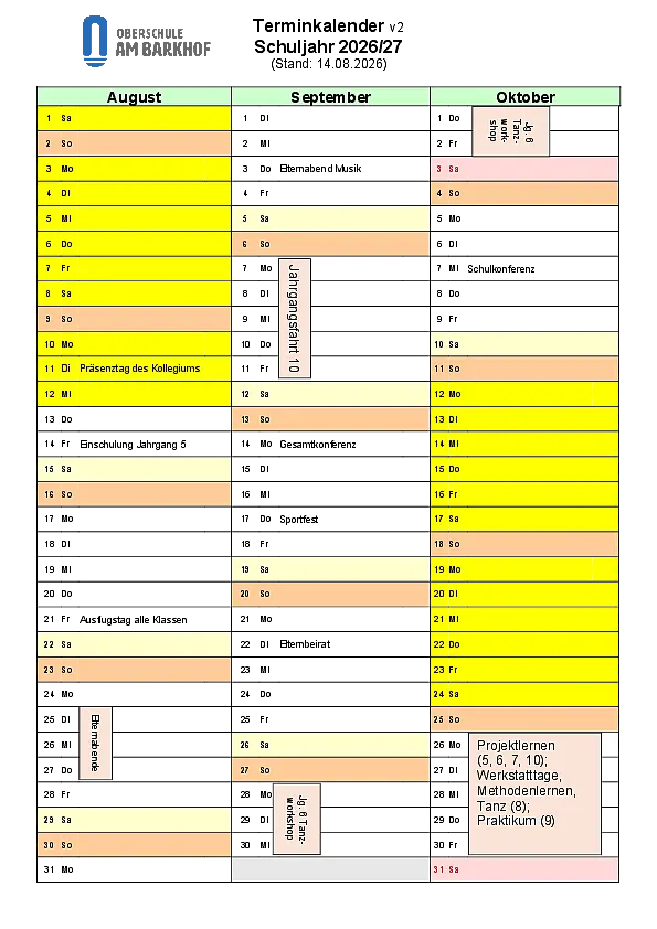 Terminkalender 1. Halbjahr 26/27- Seite 1