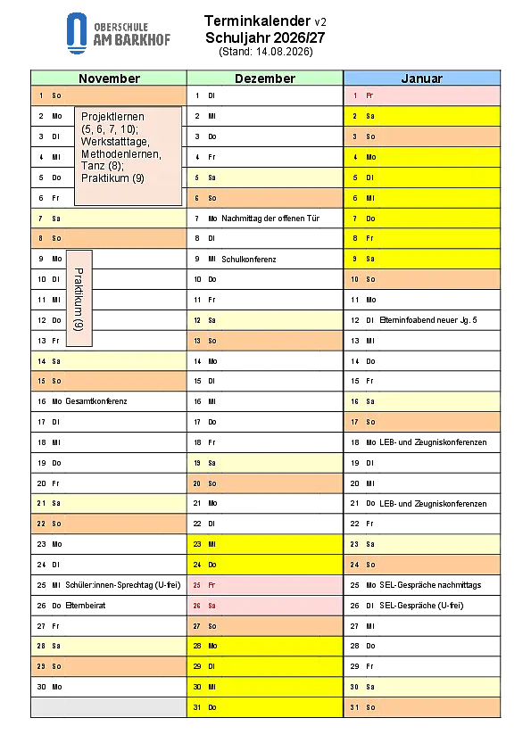 Terminkalender 1. Halbjahr 26/27- Seite 2