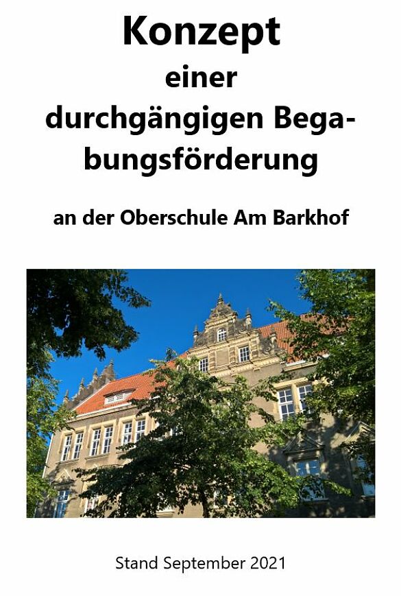 Konzept für Begabungsförderung